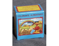 Caixa 25 envelopes de colorante alimentar da marca "Arco-ris"